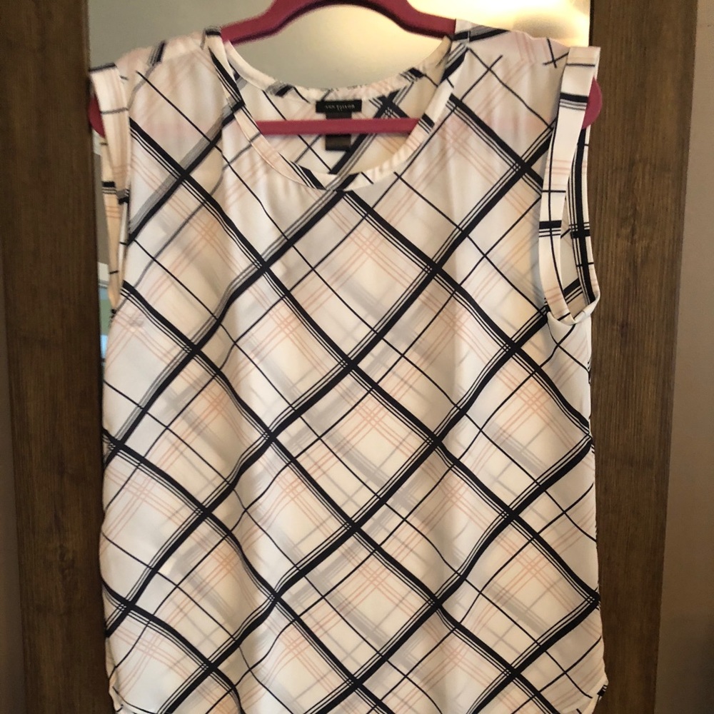 Plaid Ann Taylor blouse